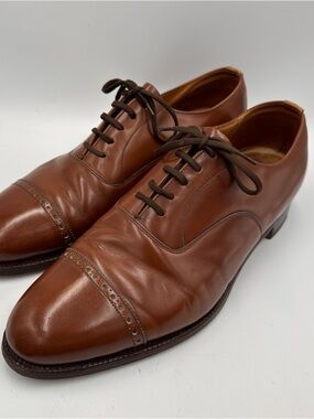 Church's Chestnut Brown Cap-Toe Oxford Shoes